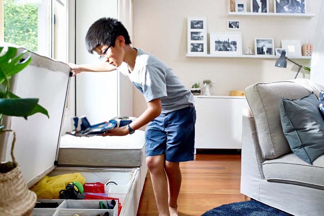 Fin using the modular storage solution